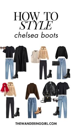 Wondering what to wear with chelsea boots? This post shows you12 best chelsea boot outfit ideas to wear. This includes fall chelsea boot outfits, winter chelsea boot outfits, casual chelsea boot outfits, black chelsea boot outfits, brown chelsea boot outfits, chunky chelsea boot outfits, and more women chelsea boot outfit ideas! Chelsea Boots Outfit Petite Women, Heel Chelsea Boots Outfit, Fall Chelsea Boot Outfits, Chelsea Boots Outfit Fall, Chelsea Boots Outfit Women Winter, What To Wear With Chelsea Boots, Boot Outfits Winter, Chunky Chelsea Boots Outfit