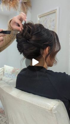 Updo High Bun, Long Hair 2022, Updo High, 2020 Hairstyles, Hair 2022, Wedding Hair Up, Bridal Hair Buns