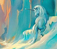 The Last Unicorn - John Pitre Fine Art Sketchbook Challenge, Unicorn Painting, Anime Drawing Sketches, Surreal Landscape, Last Unicorn, Unicorns And Mermaids, The Last Unicorn, The Unicorn, Fantasy Artwork