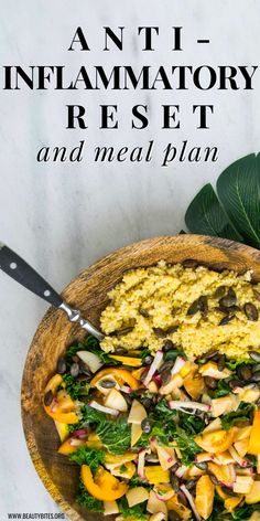 Anti Inflammation Grains, Holistic Nutrition Meal Plan, Antinflammatory Meal Prep, Antioxidant Rich Meals, Antiinflammatory Vegan Meals, Anticancer Diet Recipes, Ant Inflammatory Food, Mediterranean Anti Inflammation Diet