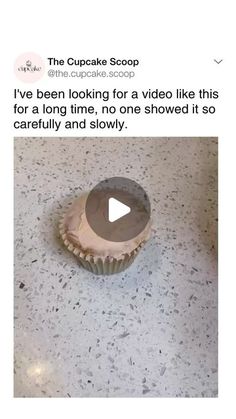 the cupcake scoop has been looking for a video like this for a long time, no one showed it so carefully and slowly