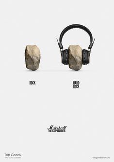 the headphones are made out of rocks and rock headset is not included in this ad