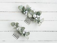 Bridal Flower Comb, Pearl Bridal Comb, Flower Crown Bridesmaid, Bride Hair Piece, Floral Wedding Hair, Floral Comb, Floral Hair Combs, Bride Headpiece, Flower Comb