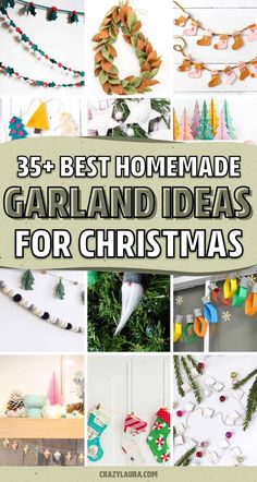 the best homemade garland ideas for christmas