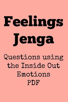 Resources - Unseen Footprints Feelings Jenga, Counseling Teens, Play Therapy Activities, Adolescent Therapy, Group Counseling Activities, Group Therapy Activities, Coping Skills Activities, Counseling Techniques, Inside Out Emotions