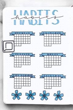 If you're looking for a new habit tracker spread or layout idea, check out these awesome summer habit tracker pages for inspiration to try in your own bullet journal! Bujo Habit Tracker Layout, Dot Journal Habit Tracker, How To Make A Mood Tracker, Habit Trackers For Bullet Journal, Habit Journal Ideas, Summer Habit Tracker, Mood Tracker Gennaio, Bullet Journal Tracker Ideas Layout, Bullet Journal January Ideas