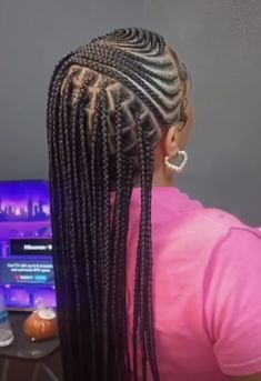 Half Individuals Half Cornrows, Half Knotless Half Feed In, Layer Braids Black Hairstyles, Easy Braided Hairstyles For Black Women, Half Cornrows Half Curly Weave, Lemonade Braids