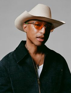 Pharrell Williams Hat, Beret Outfit, Jean Schlumberger, Cute Converse, Western Outfits Men, Urban Cowboy, Fine Photography, Stylish Celebrities, Cowboy Outfits