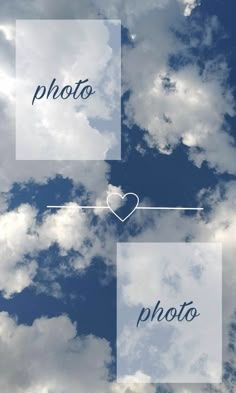 the sky is filled with white clouds and some blue skies are in the foreground