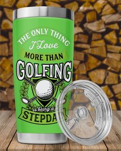 the only thing i love more than golfing is being a stepdap tumbler