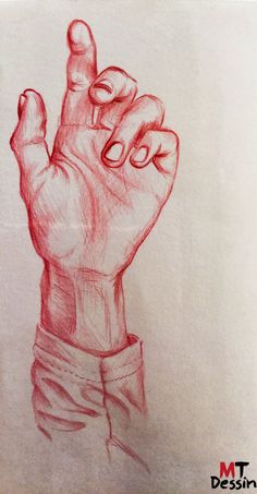 a drawing of a hand making the middle finger sign