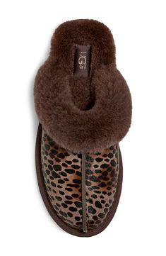 A mix of genuine shearling and UGGplush—a moisture-wicking textile made from a wool-rich blend but crafted to feel and wear like genuine shearling—bring out the coziness in this genuine calf-hair slipper suitable for indoor/outdoor wear. Genuine calf hair and genuine shearling upper/UGGplush wool-blend and genuine shearling lining/synthetic sole Shearling may be sourced from Australia, Ireland, Spain, the UK or the USA. See packaging for confirmed country of origin Imported Nice Slippers, Cute Uggs, Ugg Scuffette, Dream Wishlist, Pretty Sneakers, Jordan Shoes Girls, Shearling Slippers, Shoe Wishlist