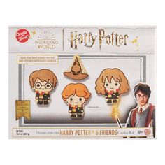 harry potter and hermione's friends magnets are shown in the package