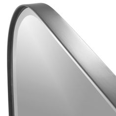 the corner of a metal object on a white background