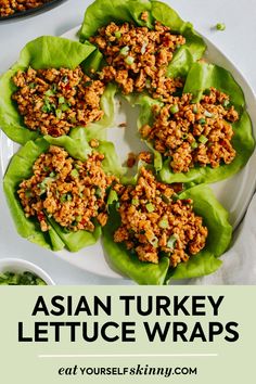 Inspired by PF Changs’ famous recipe, these Asian Turkey Lettuce Wraps are quick, easy to make and are full of so much flavor! Find all sorts of healthy dinner recipes on my website. Ground Turkey Recipes Lettuce Wraps, Teriyaki Turkey Lettuce Wraps, Healthy Ground Turkey Lettuce Wraps, Teriyaki Lettuce Wraps Ground Turkey, Greek Turkey Lettuce Wraps, Ground Turkey Wraps Lettuce Cups, Thai Turkey Lettuce Wraps, Easy Turkey Lettuce Wraps, Ground Turkey Lettuce Wraps Asian