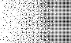 an abstract black and white background with halftone dots