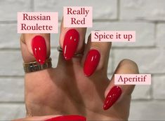 Red Polish On Dark Skin, Red Nails On Dark Skin Women, Red Nails Dark Skin, Red Nails On Dark Skin, Russian Nails, Minimalist Manicure, Nails 2016, Retro Nails