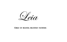 the logo for leiia child of heaven heavenly flowers