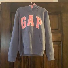 Brand New Never Worn Gap Hoodie Cheap Multicolor Gap Tops, Pink Cotton Hoodie By Gap, Pink Gap Sweatshirt For Winter, Gap Pink Winter Hoodie, Gap Pink Tops For Fall, Gap Pink Long Sleeve Hoodie, Pink Gap Tops For Fall, Gap Long Sleeve Tops With Drawstring Hood, Gap Crew Neck Hoodie For Winter