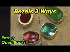 Bezel Setting Tutorial, Bezel Wire, Metal Jewelry Making, Bezel Jewelry, Wire Diy, Ring Tutorial, Bezel Ring, Jewellery Ideas