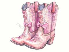 Disco Cowgirl Boots, Pink Disco Cowgirl, Coquette Cowgirl, Boots Png, Pink Disco, Disco Cowgirl, Png Coquette, Bow Png, Glitter Tattoo