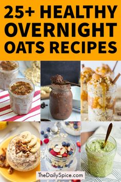 25 healthy overnight oats recipes