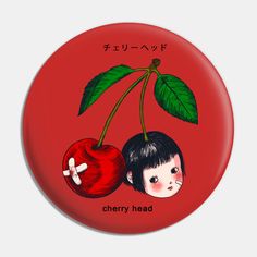 Cute cherry head -- Choose from our vast selection of pins to match with your desired size to make the perfect custom pin. Pick your favorite: Movies, TV Shows, Art, and so much more! Available in small and large. Perfect to wear or to decorate your bag or backpack with. Vintage Enamel Pins, Button Pins Design, Pin Ideas Button, Backpack Pins Aesthetic, Shrinky Dink Charms, Bag Pins Aesthetic, Button Pins Aesthetic, Cute Pins For Backpacks, Dream Decorations