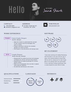 Graphic Designer Resume Template  Visme Designer Resume Template, Graphic Designer Resume Template, Graphic Designer Resume