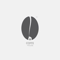 the coffee house logo is shown in black and white, as well as an image of a