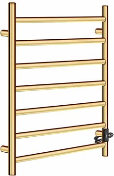 the heated towel rack is shown in this drawing, it's made out of wood