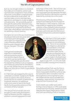 the life of captain james cook in an article about his journey to england and scotland