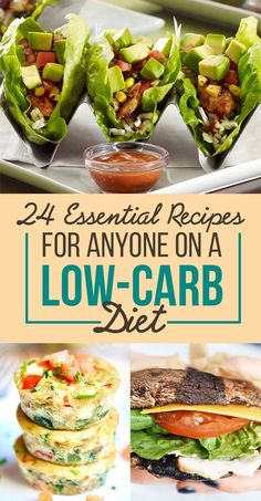 24 Crazy Delicious Recipes That Are Super Low-Carb Low Carb Diets, Carb Free, Low Carb Eating, Low Carb Paleo, Diet Vegetarian, Low Carb Dinner, Idee Pasto Sano, Diet Keto, Carb Diet