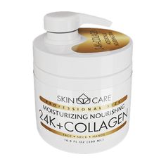 Revitalize your skin with our Skin Care 3-in-1 24K Gold & Collagen Moisturizing Cream! Delicate and easily absorbed, this daily cream caters to all skin types for the face, neck, and hands. Enriched with 24K gold and collagen, it offers a luxurious touch for ultimate hydration. Elevate your skincare routine with this exclusive cream, available at Walmart. Unleash the benefits of gold and collagen for a radiant, youthful complexion every day. Pamper yourself with the opulence of our 3-in-1 moistu Cream For Face, Buy Skincare, Moisturizing Face Cream, Moisturizing Cream, Rough Skin, Face Moisturizer, Face Skin, Anti Aging Skin Care, Moisturizer Cream