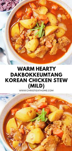 Dakbokkeumtang Korean Chicken Stew, chicken stew, korean chicken stew Korean Sausage Stew, Korean Chicken Leg Recipes, Asian Dishes With Chicken, Jjamppong Recipe Korean Food, Korean Braised Chicken Recipes, Chicken Kimchi Soup, Easy Korean Stew Recipes, Authentic Korean Food Recipes, Korean Hot Chicken