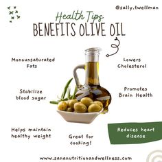 health tips for olive oil and how to use it in the kitchen or at home