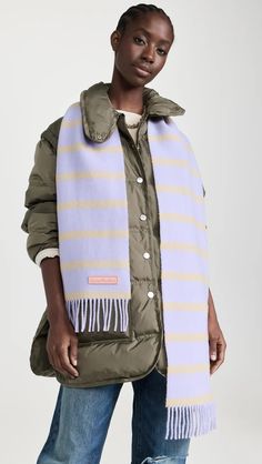 Acne Studios Heavy Scarf | Shopbop Acne Studios Scarf Aesthetic, Acne Studios Blanket, Acne Clothing, Acne Studios Scarf, Acne Denim, Acne Studios Knitwear, Blind Pimple, Acne Studios Scarf 2022, Pimples Under The Skin