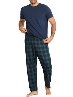 Free shipping and easy returns on Bare Women's The Cozy Men's Brushed Cotton Pajama Set . Made by Bare Necessities. With an effortless fit, smooth finish & modern aesth Mens Button Up Pajamas, Mens Bamboo Pajamas, Mens Short Pajama Set, Boy Pajamas Adult, Cheap Men's Relaxed Fit Sleepwear, Pajama Set Men Cute, Mens Pajamas Aesthetic, Men’s Pajamas, Bare Women