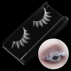 Natural Long Eyelashes, False Eyebrows, Makeup Tools Products, White Eyelashes, Eye Makeup Tools, Fake Eye, Long Eyelashes, Make Up Tools, Lashes False