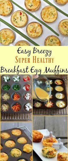 easy and healthy breakfast egg muffins