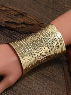 | Gold Cuffs Gold Cuff Bracelet Women, Greek Jewelry Aesthetic, Golden Cuffs, Metamorphosis Design, Cuff Bracelets Gold, Greek Accessories, Chunky Cuff Bracelet, Bronze Cuff Bracelet, Large Cuff Bracelet