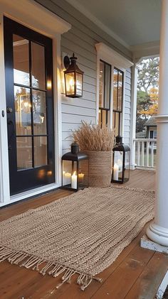 the front porch is clean and ready for us to use as a placemat or rug