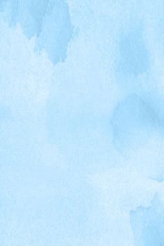 an airplane is flying in the sky on a blue watercolor textured paper background