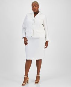 in stock Suit Dress For Women, Plus Size Business, Business Casual Work, Le Suit, Suit Dress, Plus Size Skirts, Plus Size Shopping, Vanilla Ice, Jacket Buttons