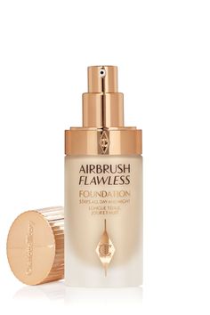 Charlotte Tilbury Flawless Foundation, Makeup Product Photos, Good Foundation Makeup, Charlotte Tilbury Makeup Products, Charlotte Tilbury Airbrush Foundation, Foundation Makeup Products, Makeup Products Foundation, Charlotte Tilbury Foundation, Foundation Products