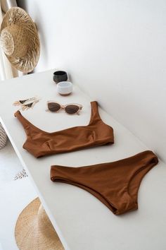 Neutral Swimsuit Aesthetic, Beige Swimsuit Aesthetic, Brown Nylon Swimwear For Summer, Brown Nylon Swimwear For The Beach, Swimsuits Aesthetic, Aesthetic Swimwear, Swimsuit Aesthetic, Swimwear Aesthetic, Fishing Nets