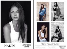 the model is posing for naddn's spring / summer 2012 campaign, which features photos of models