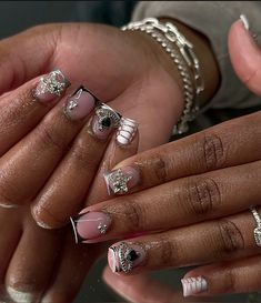 Nailart French, French Aesthetic, Cute Nail Designs, Short Nails, Press On Nails, Nail Designs, Nail Art