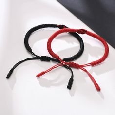 Lucky Knot Couples Bracelet His and Her Interlocked Ethnic Amulet Friendship Size: one size.  Color: Red.  Gender: male.  Age Group: adult. Couples Bracelet, Love Symbols, Traditional Chinese, The Knot, Knot, Age Group, Mens Jewelry, Jewelry Watches, Bracelet