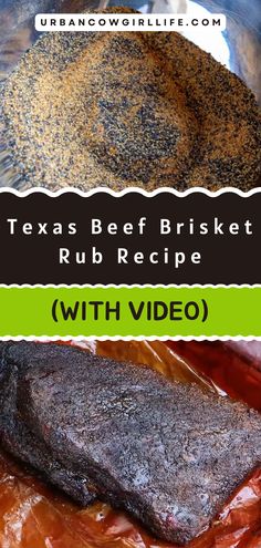 beef brisket rub recipe Beef Brisket Rub, Homemade Rubs, Recipes Bbq