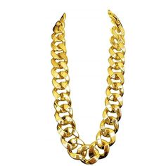 PRICES MAY VARY. [Friendly material]: We use only approved friendly material [Gold Chain]: Plastic material ; Chain length:27.5in,Width:1.34in.No clasp design.Adjustable - Easy to adjust to make it longer or shorter with removable links. [80S/90S]: It’s the best choice for you to gift for your friends. [Package included]:1*27.5”gold chain [Occasion]:Halloween Costume,theme party. 80s/90s Hip Hop Costume Gold Chain 90s Hip Hop Costume, Performance Gift, Hip Hop Costumes, Hip Hop Chains, Big Necklace, Chunky Chain Necklaces, Mens Jewelry Necklace, Estilo Hip Hop, Luxury Women Fashion